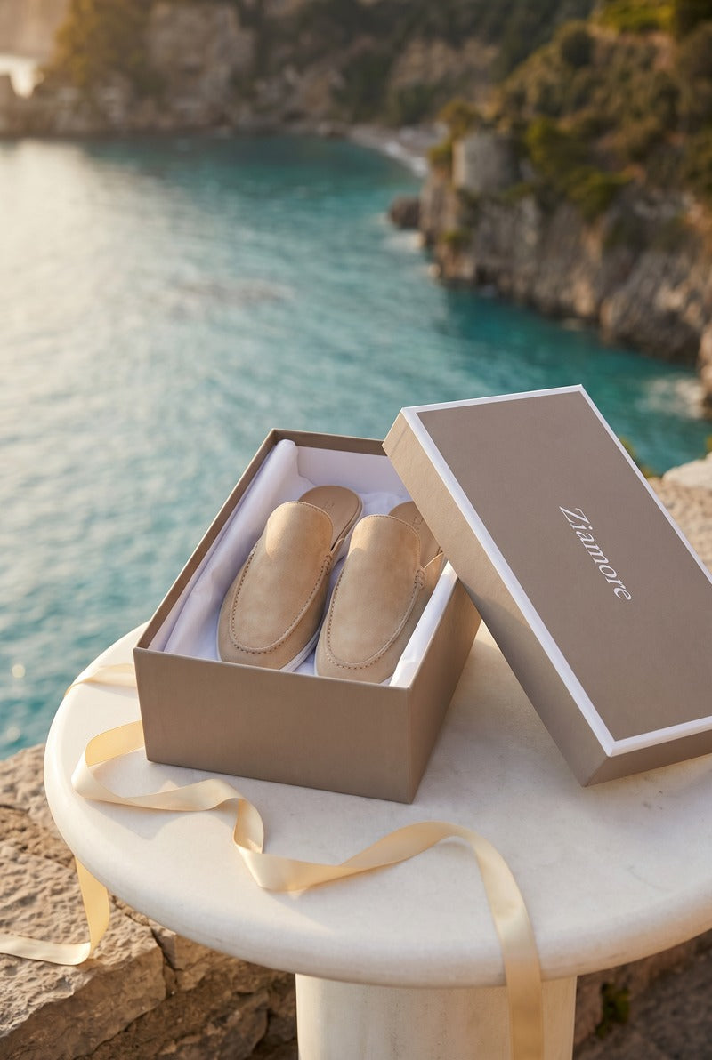 Yacht Suède Mule Beige