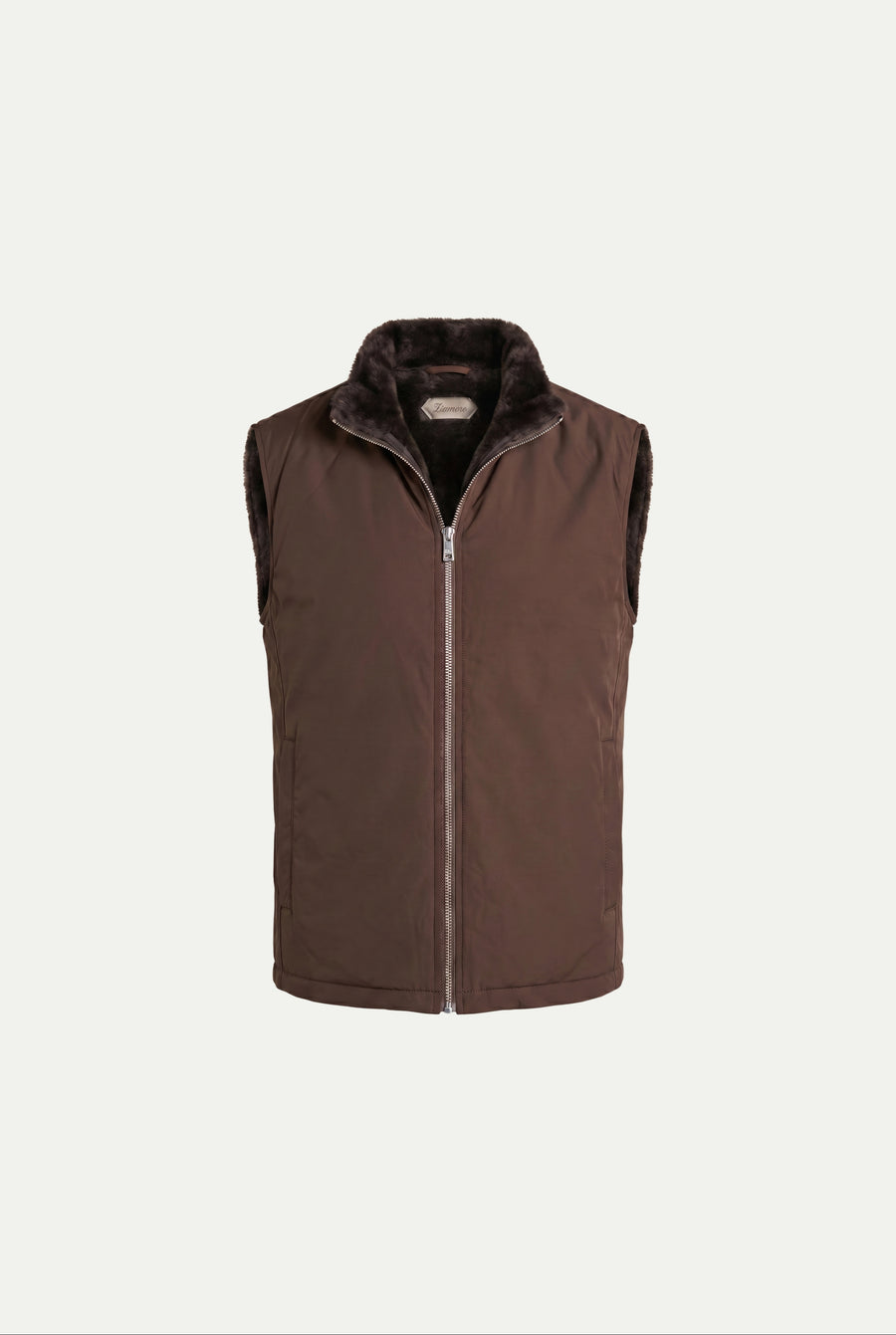 Ziamore Fur Bodywarmer Chocolate