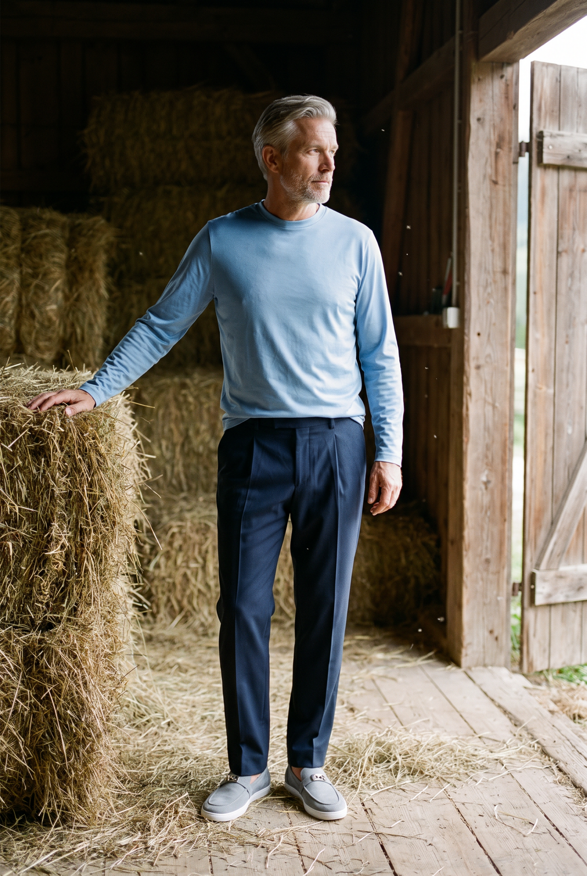 Monte Carlo Loafer Dusty Blue