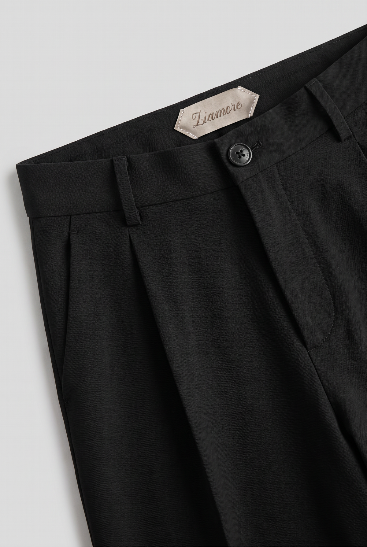 Portofino Wide Leg Trouser Black