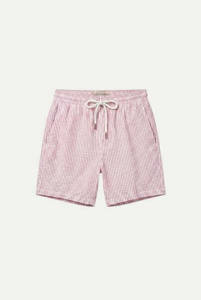 Amalfi Swim Short Pink/White Stripe