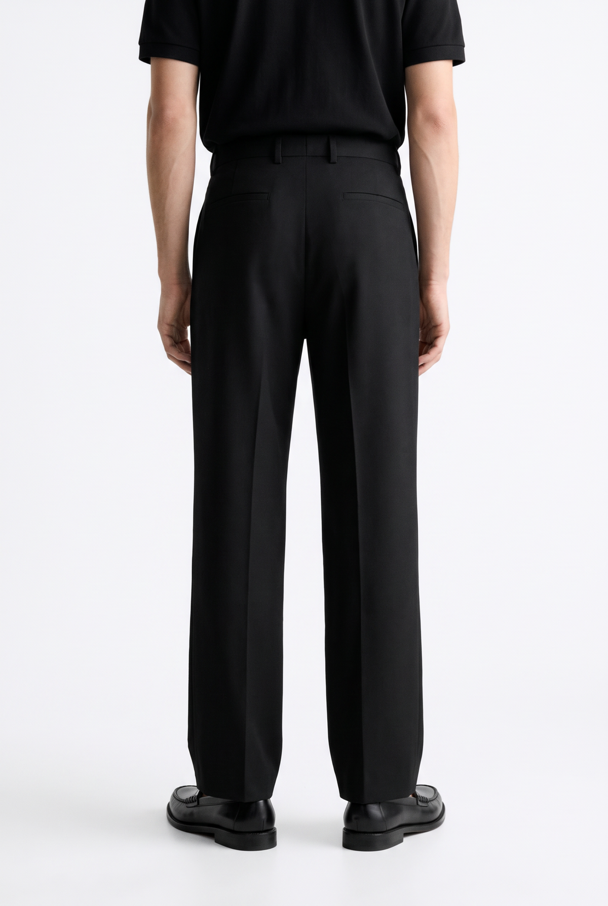 Portofino Wide Leg Trouser Black