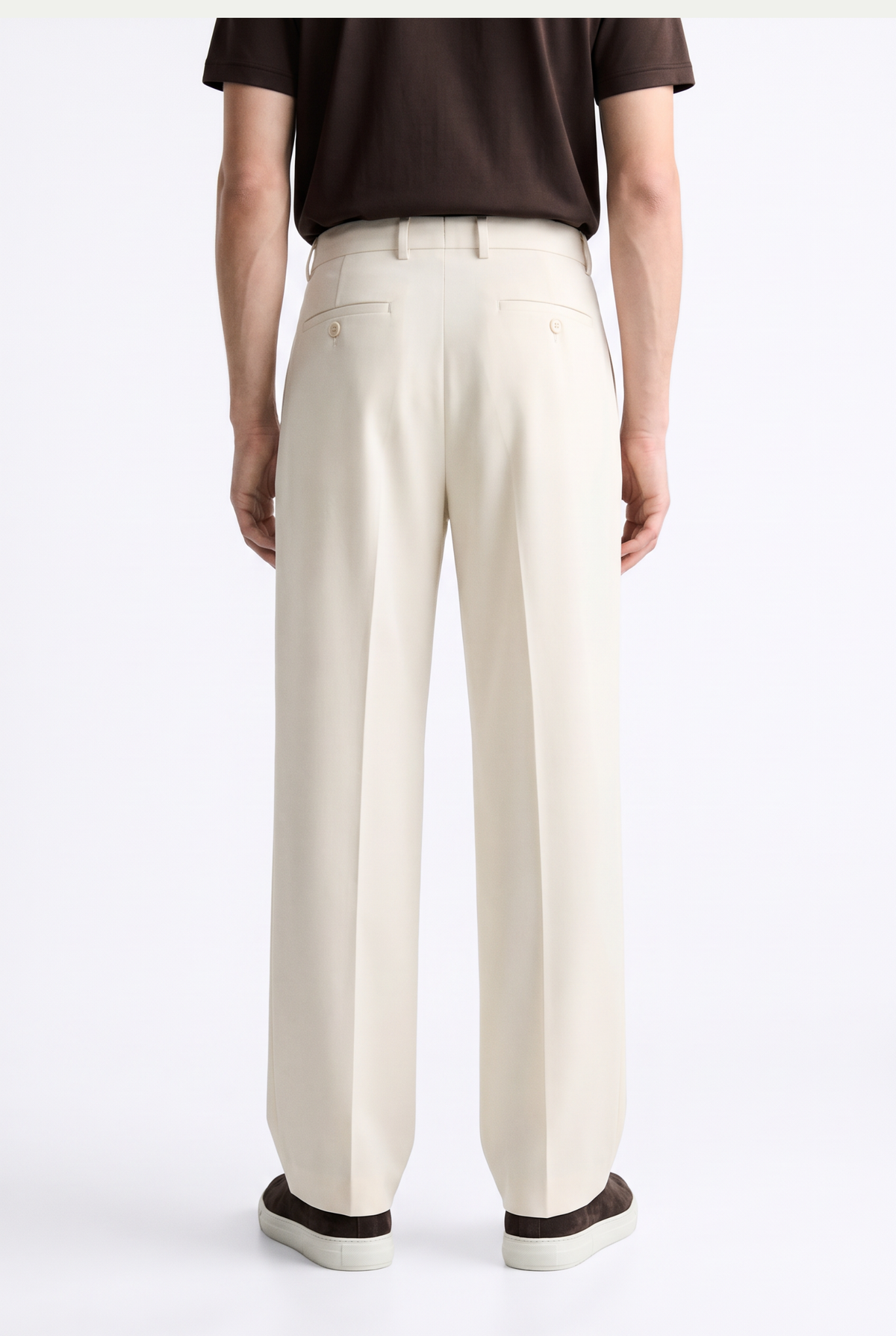 Portofino Wide Leg Trouser Ivory
