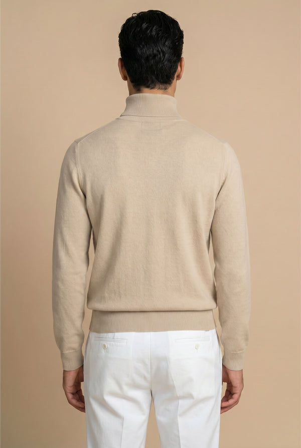 Amalfi Extrafine Rollneck Sand