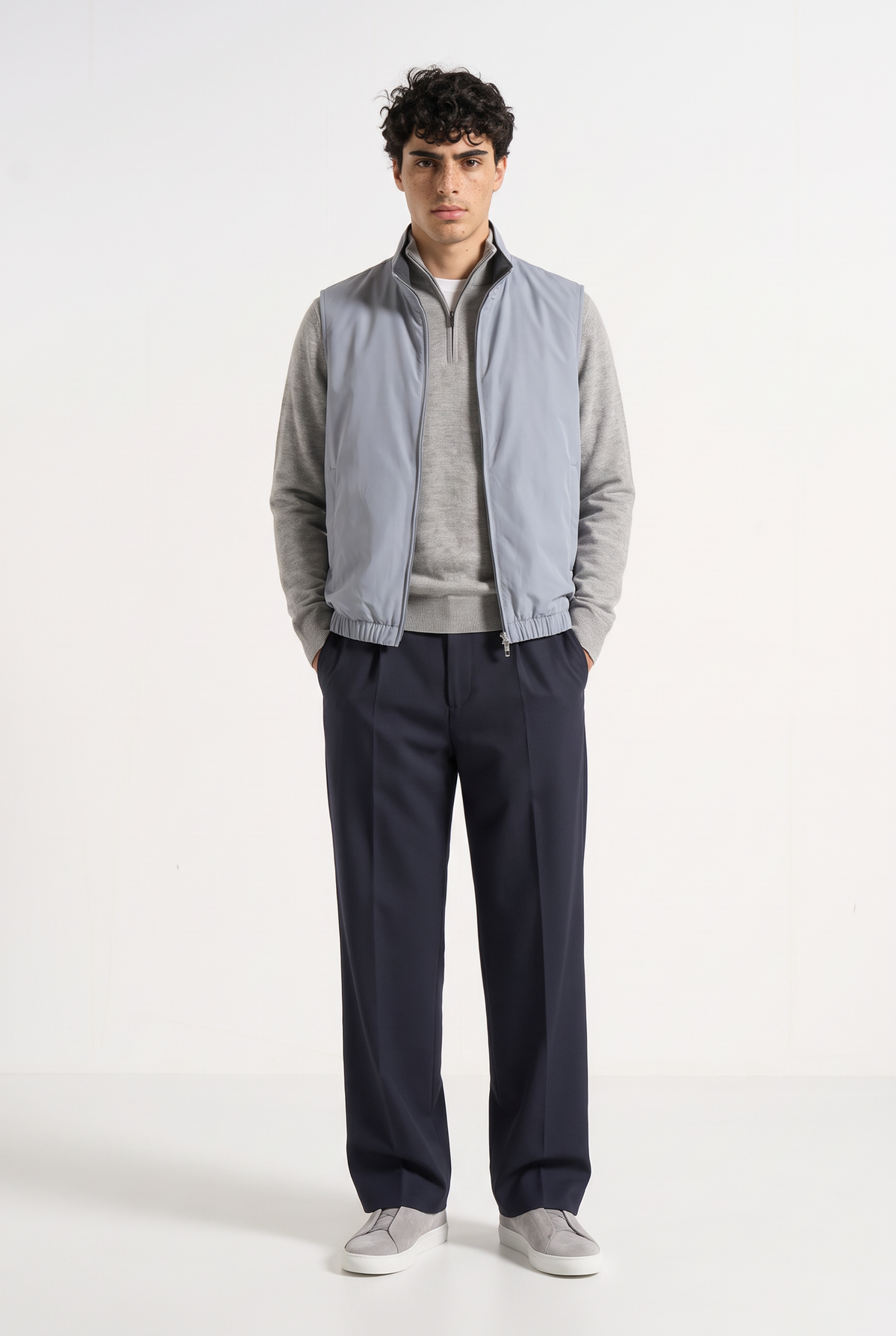Portofino Wide Leg Trouser Navy