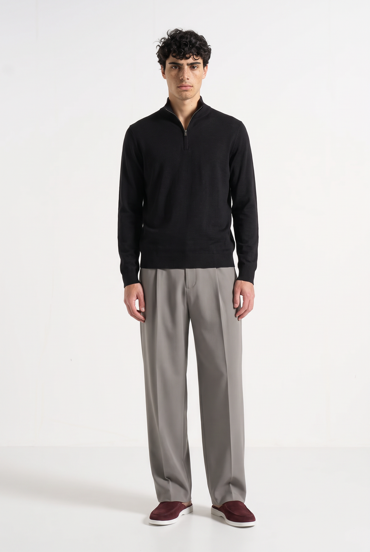 Portofino Wide Leg Trouser Stone