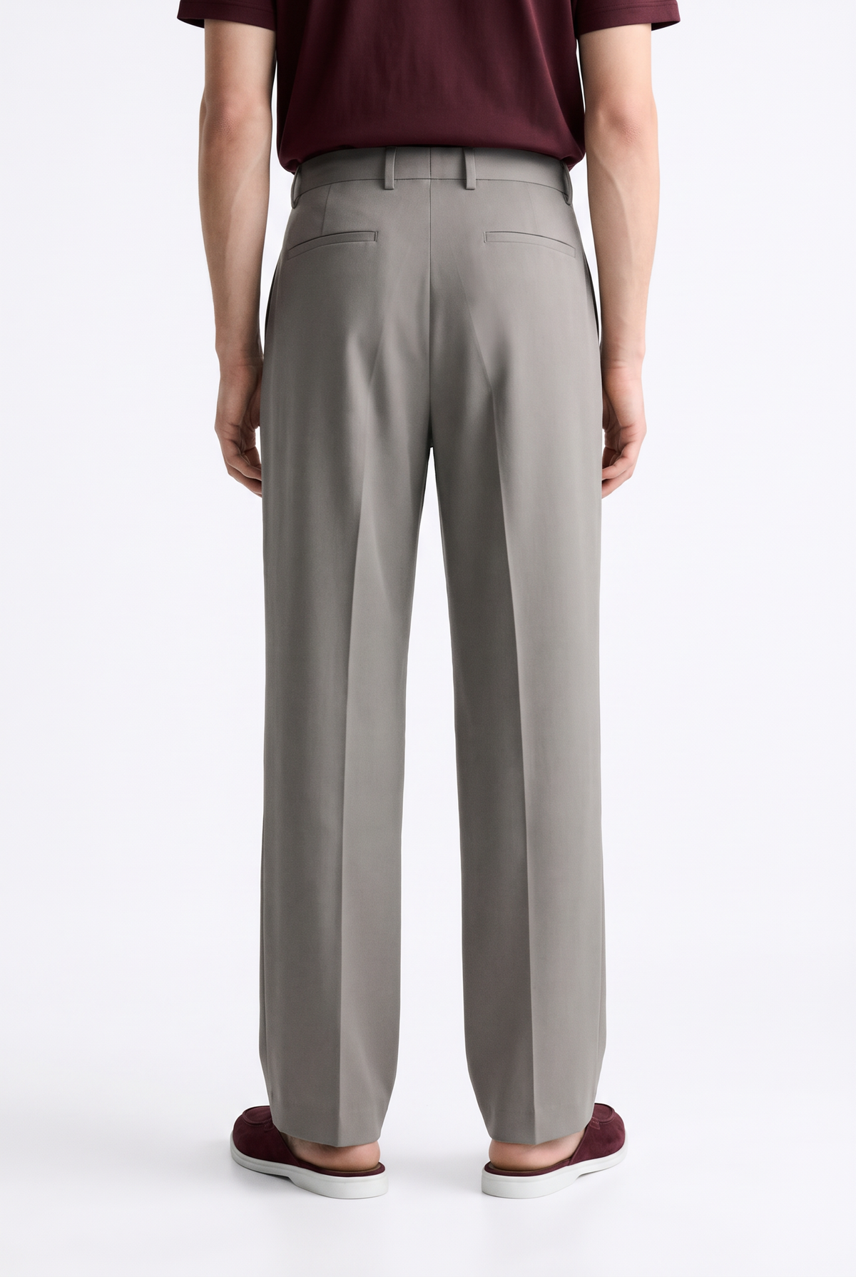 Portofino Wide Leg Trouser Stone