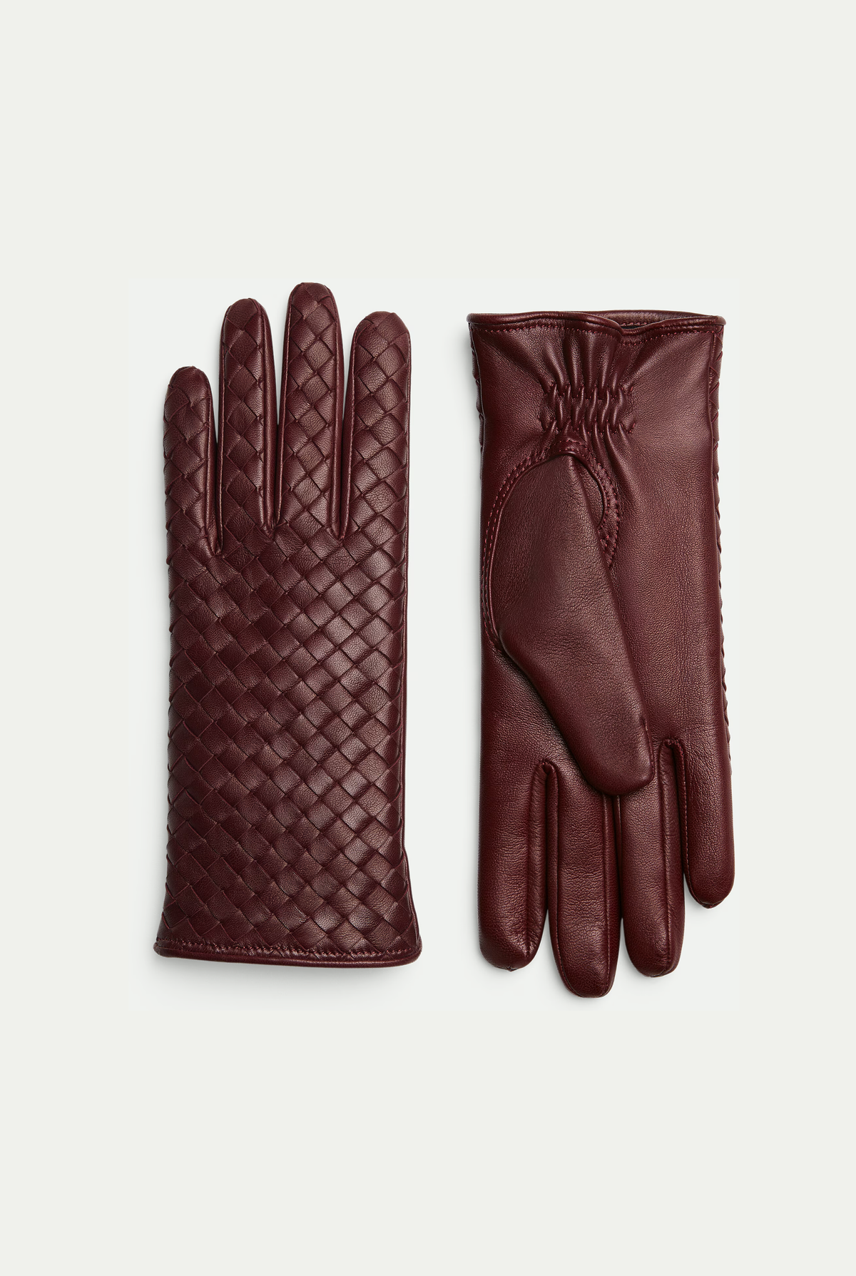Heritage Leather Gloves Burgundy