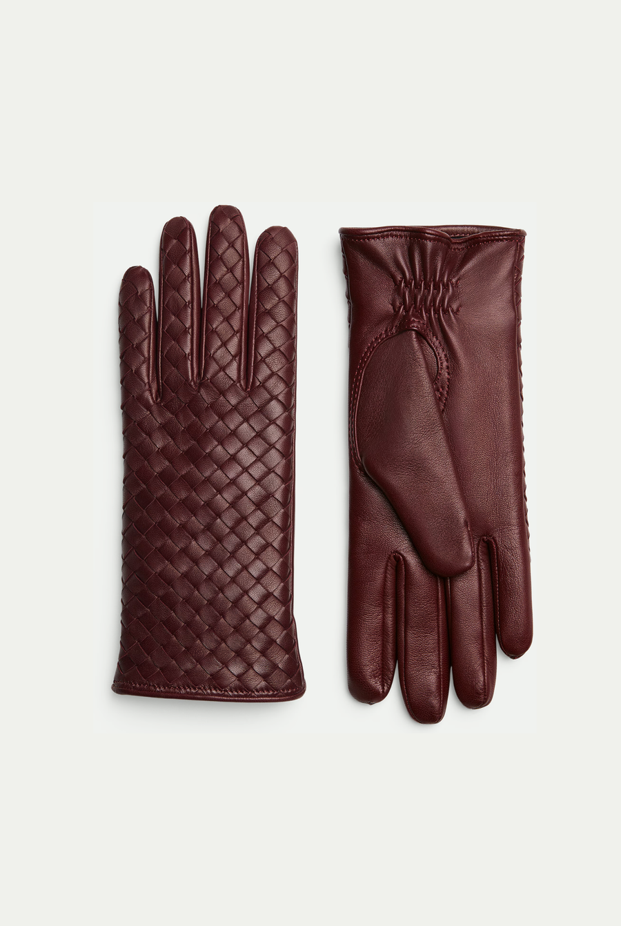 Heritage Leather Gloves Burgundy