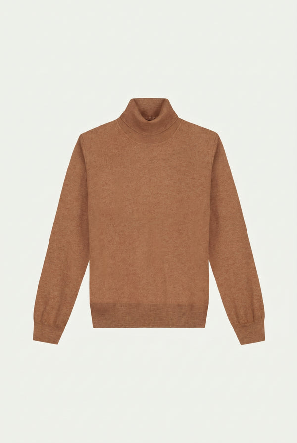 Amalfi Extrafine Rollneck Brown