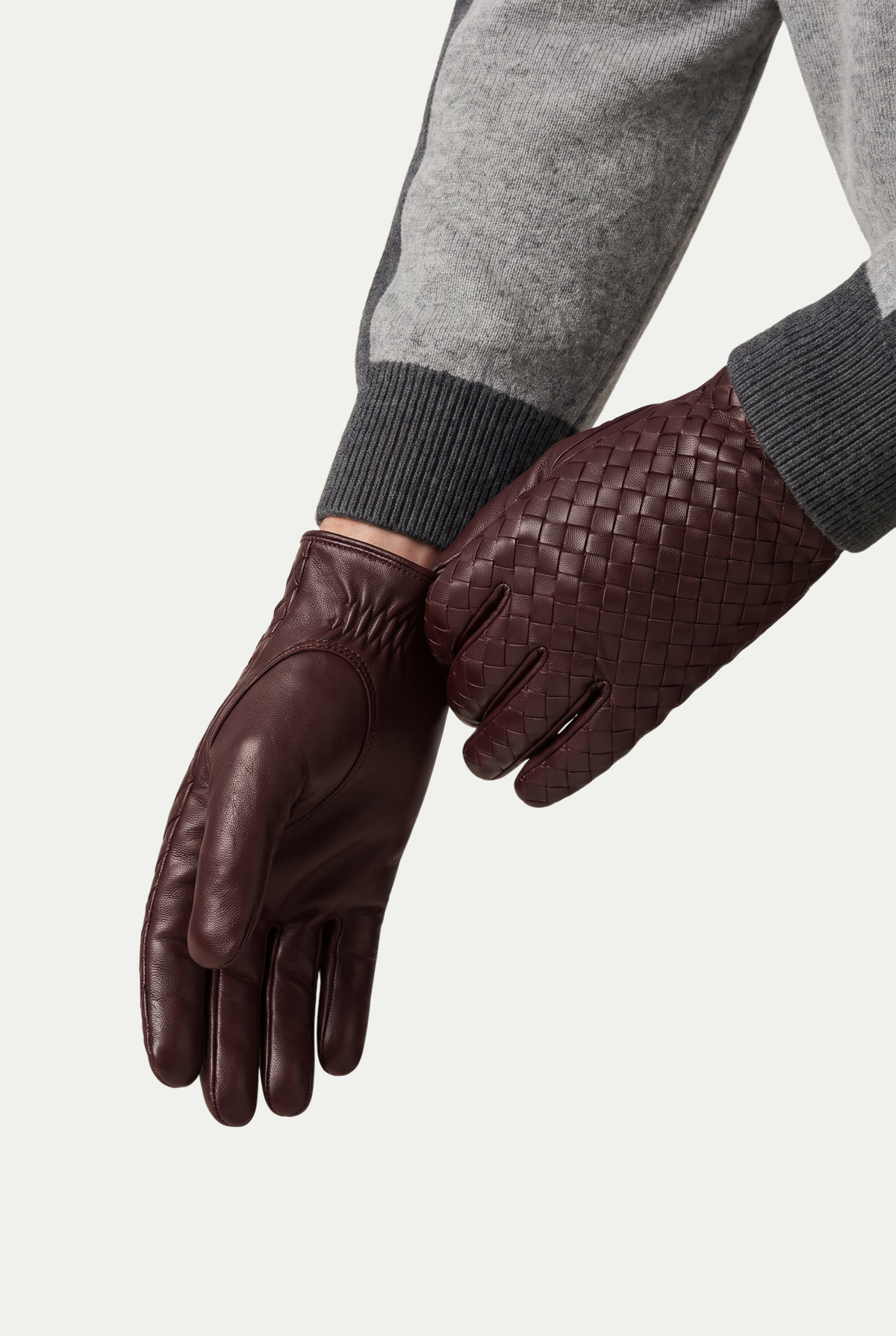 Heritage Leather Gloves Burgundy