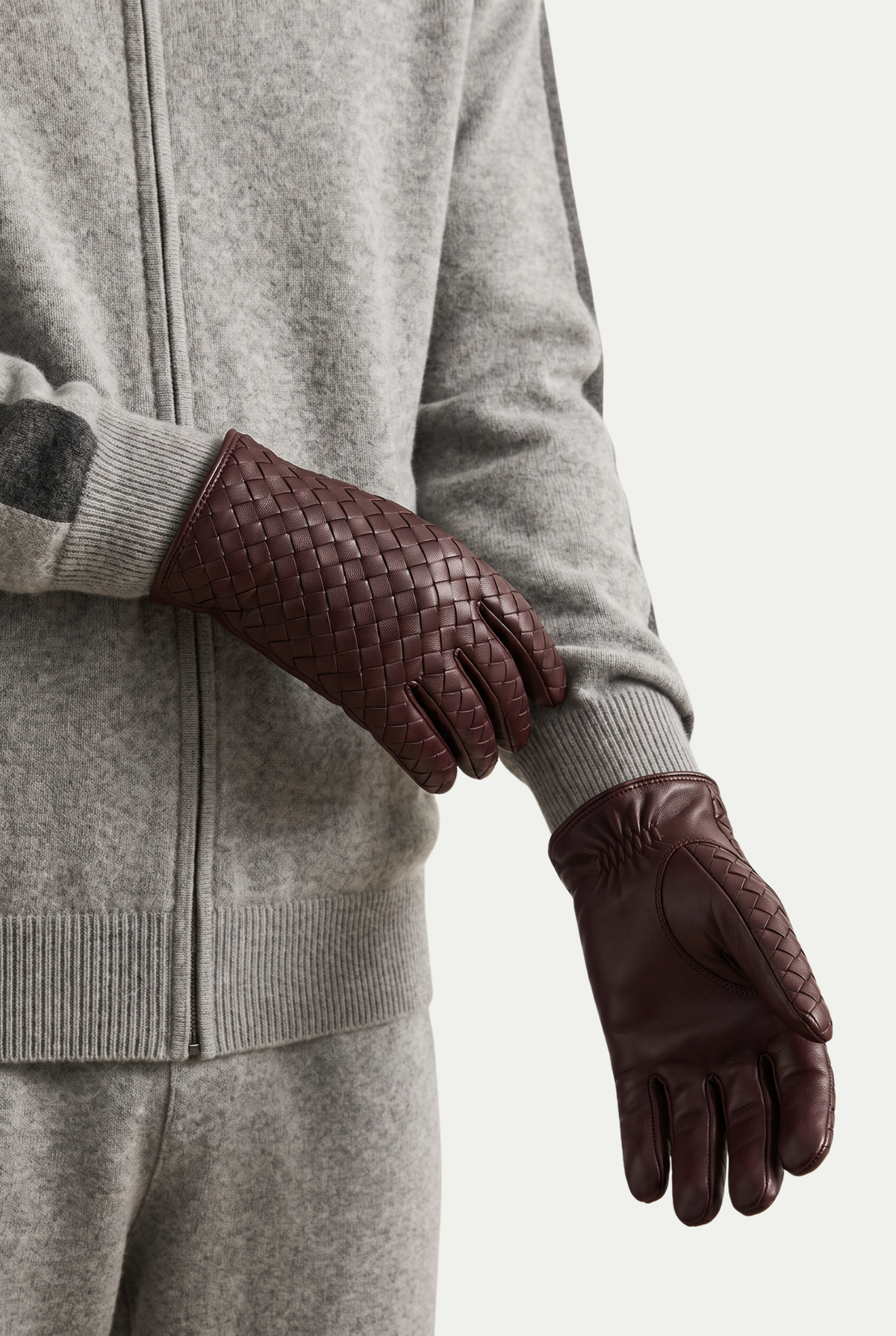 Heritage Leather Gloves Burgundy