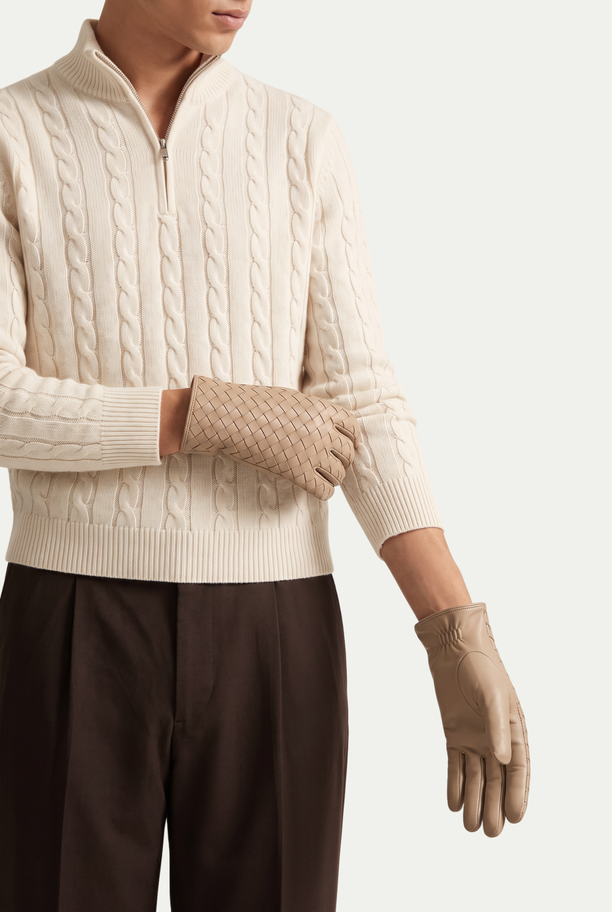 Heritage Leather Gloves Sand