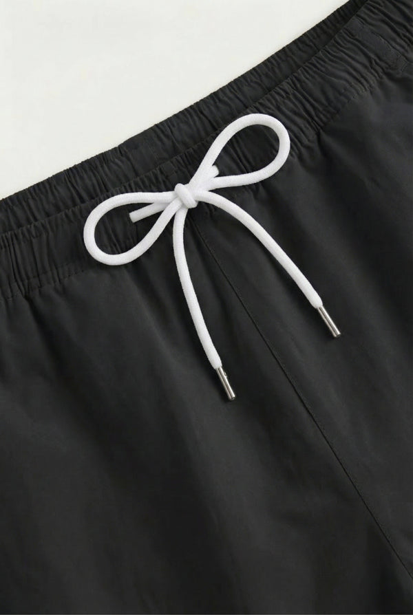 Portofino Nylon Swim Short Black