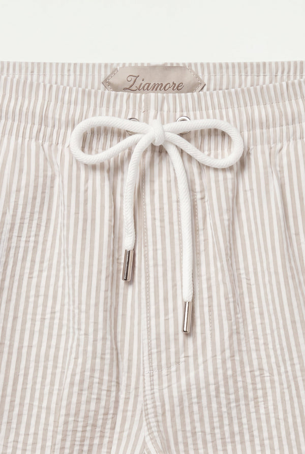Amalfi Swim Short Sand/White Stripe