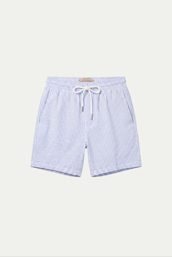 Amalfi Swim Short Blue/White Stripe
