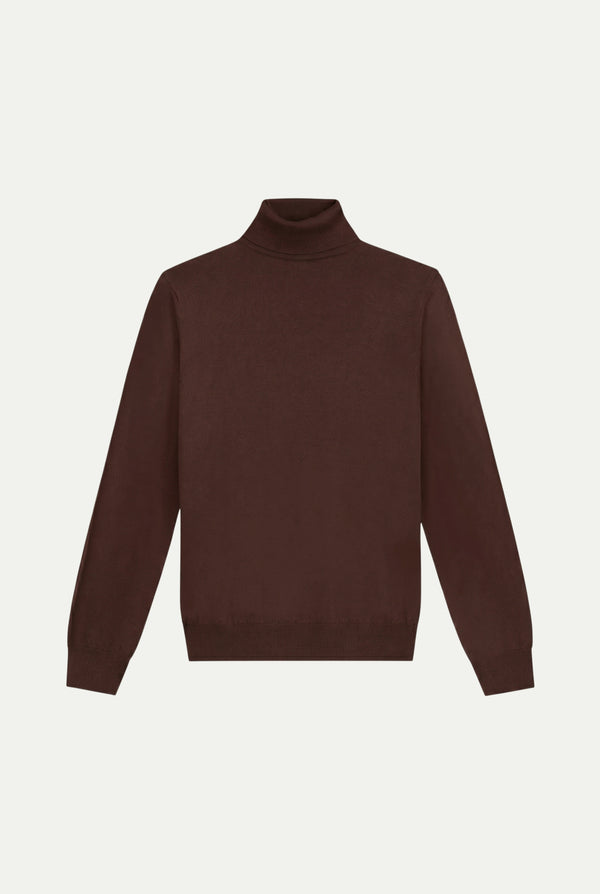 Amalfi Extrafine Rollneck Dark Brown