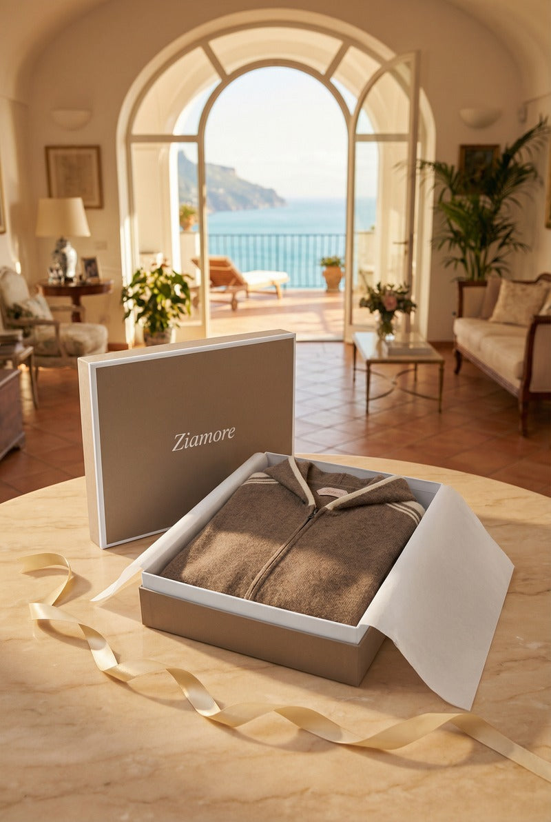 Capri Cashmere Set Taupe