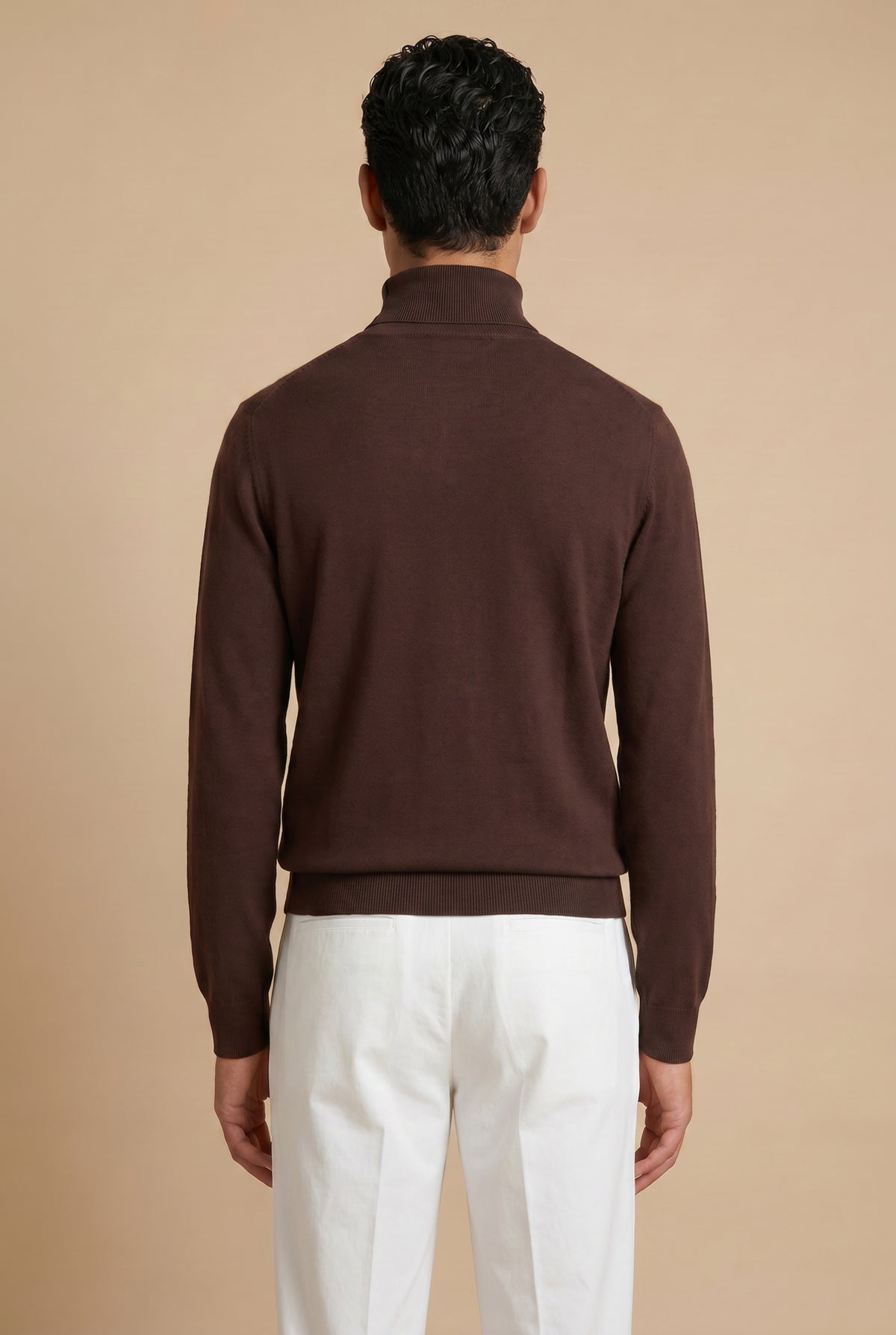 Amalfi Extrafine Rollneck Dark Brown
