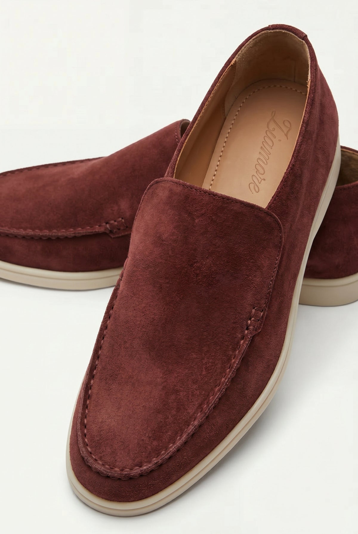 Amalfi Suède City Loafer Burgundy