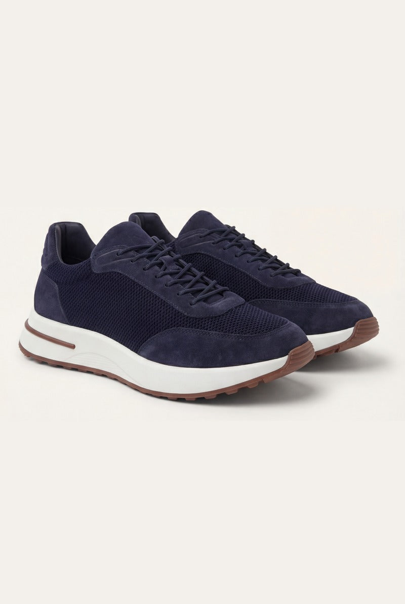 Portofino Trainer Suede Navy