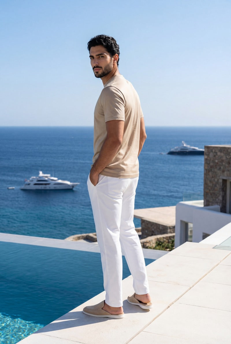 Yacht Suède Mule Beige