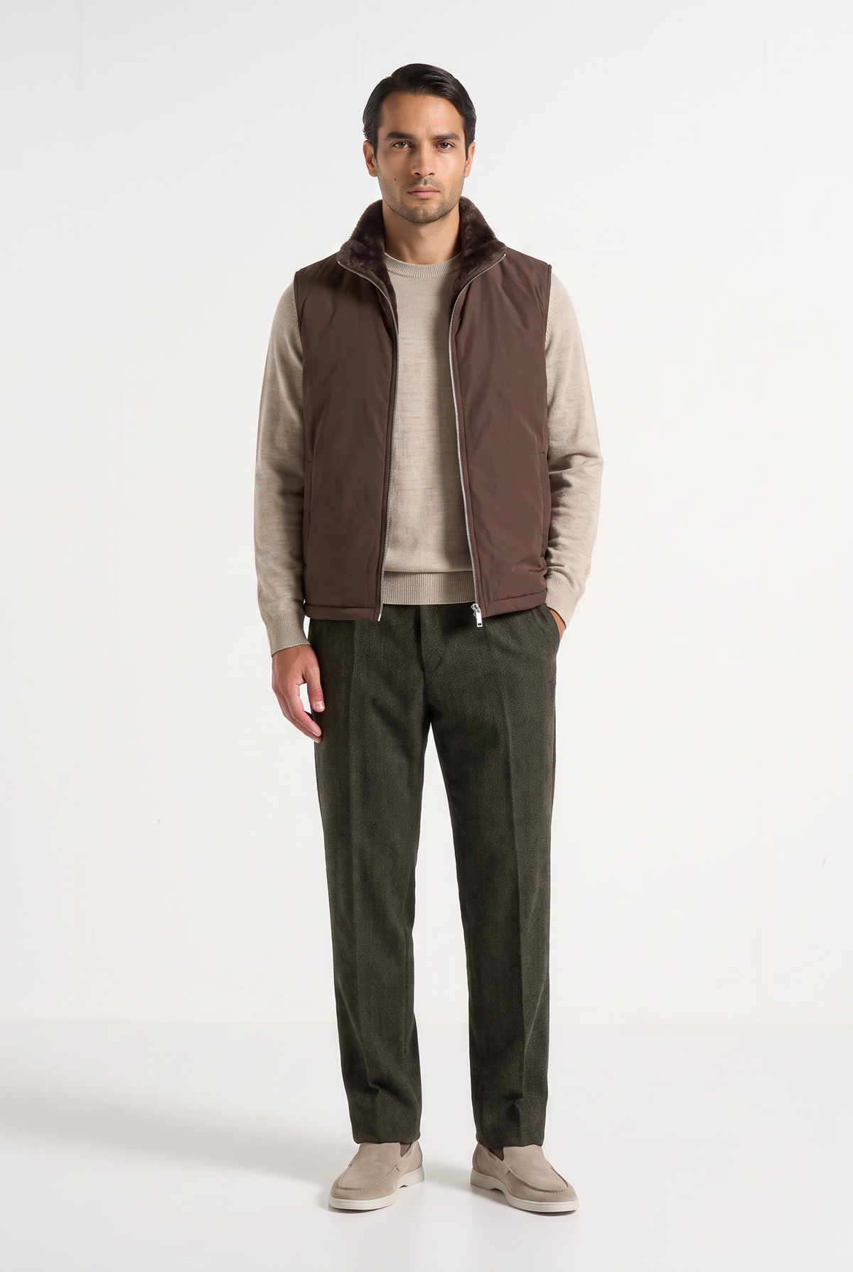 Como Tailored Trouser Olive