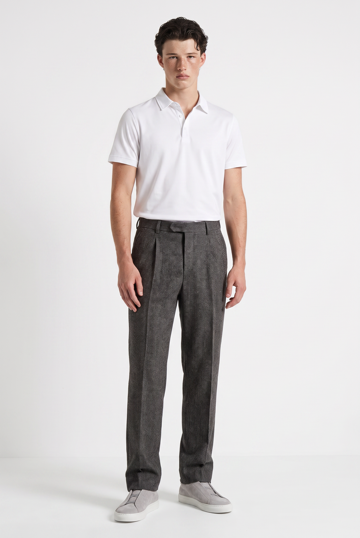 Como Tailored Trouser Charcoal