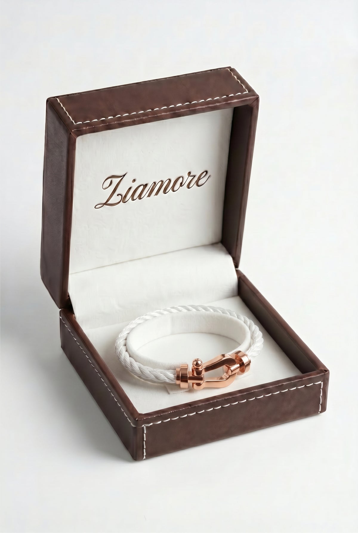 Ziamore Yacht Bracelet White/Rose Gold