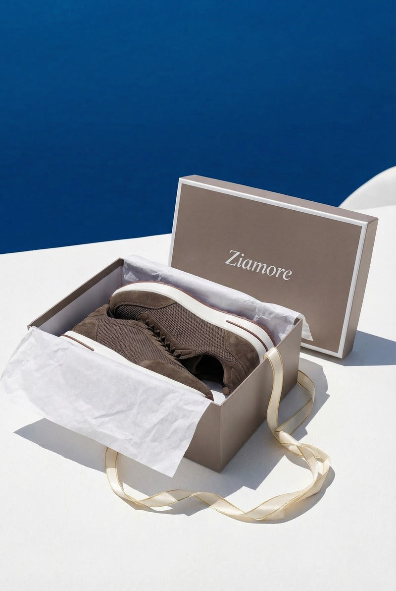 Portofino Trainer Suede Brown