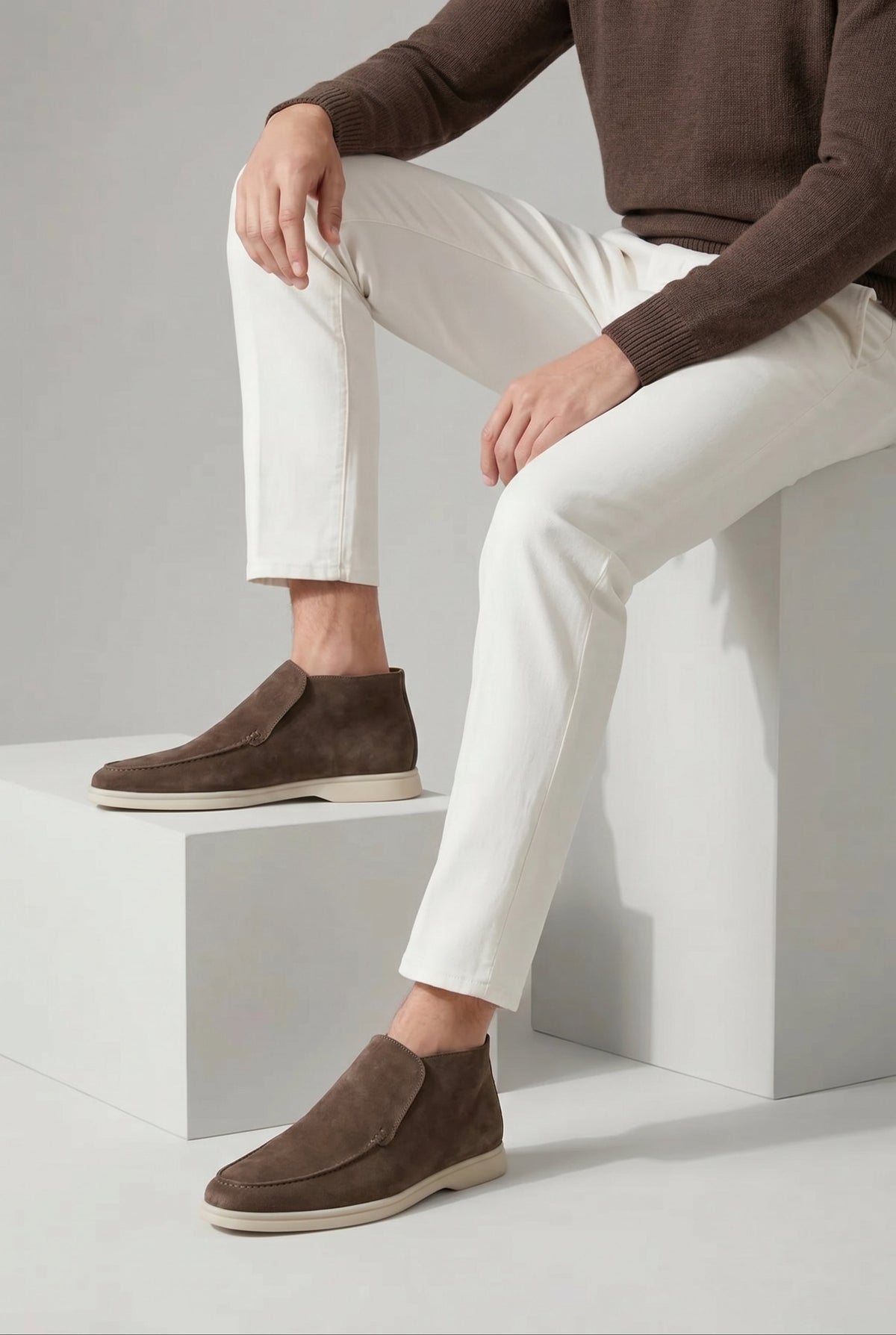 Amalfi Suède City Loafer Mocha