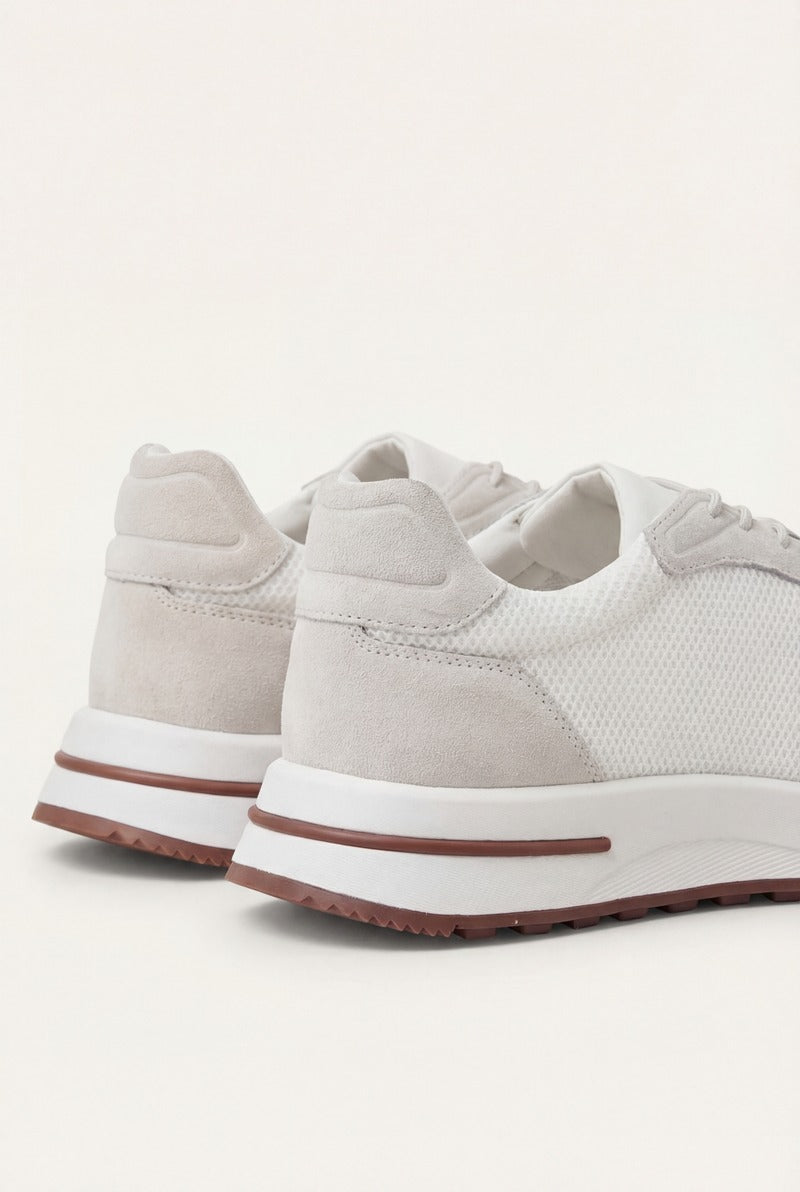 Portofino Trainer Suede White