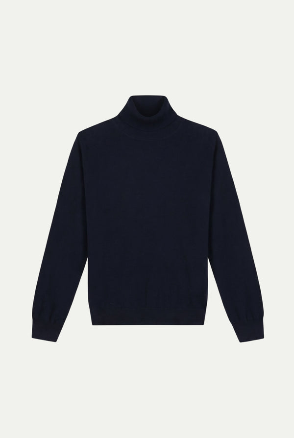 Amalfi Extrafine Rollneck Navy