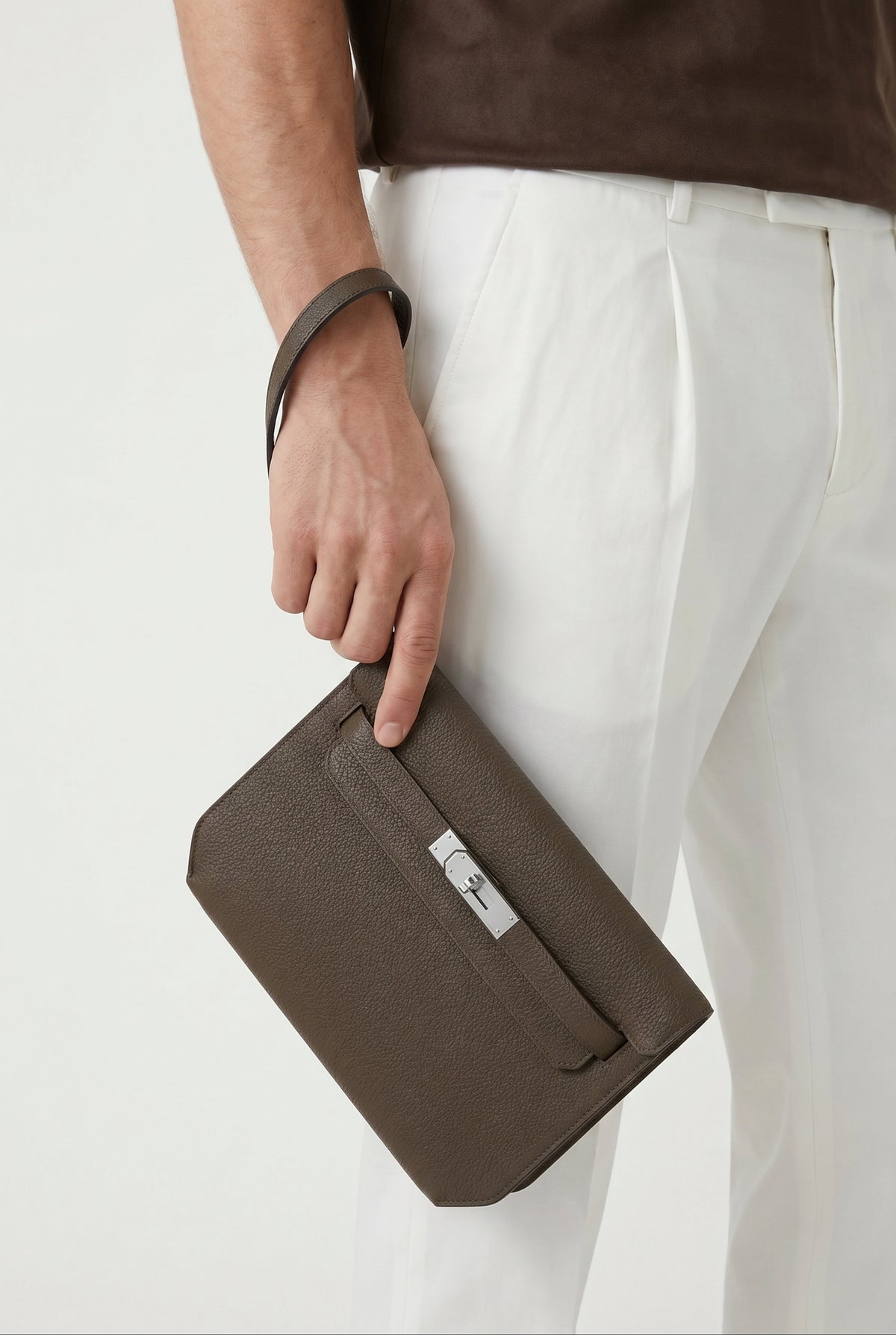 Ziamore Leather Pouch Khaki