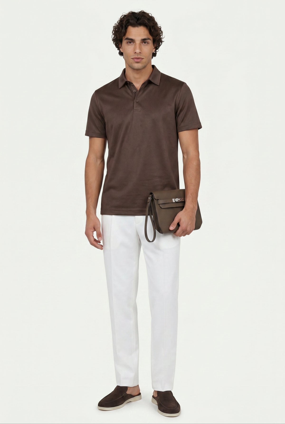 Ziamore Leather Pouch Khaki