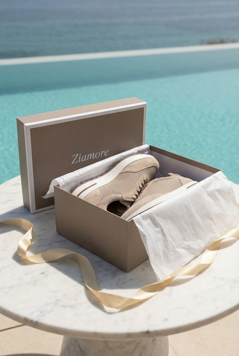 Portofino Trainer Suede Beige
