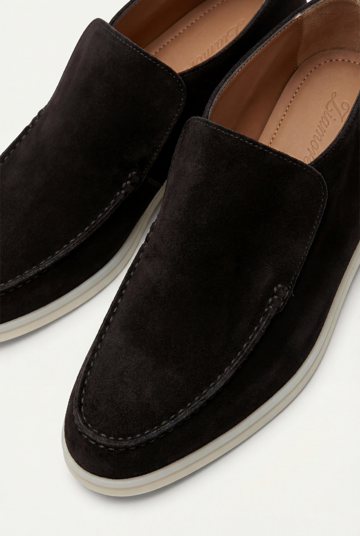 Amalfi Suede City Loafer Black