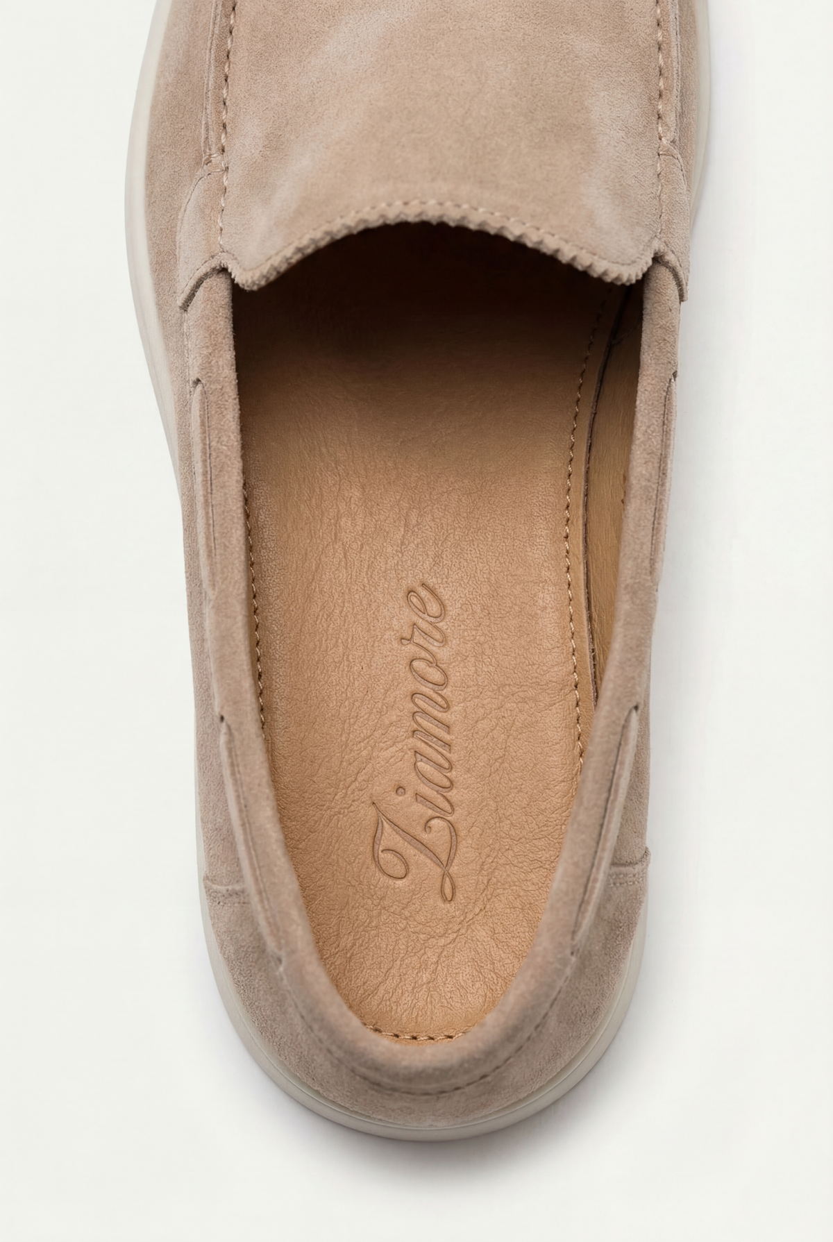Amalfi Classic Suede Loafer Beige