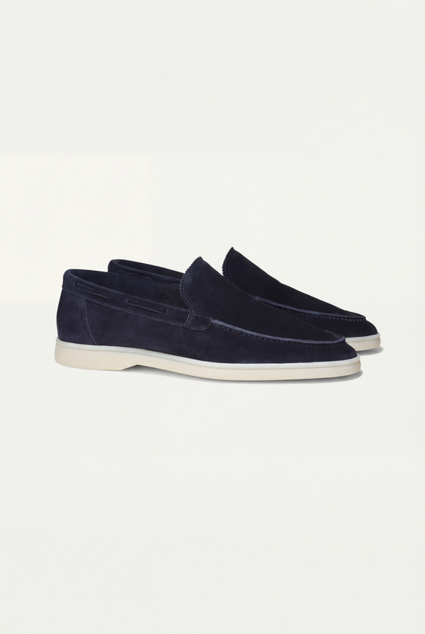 Amalfi Classic Suede Loafer Navy