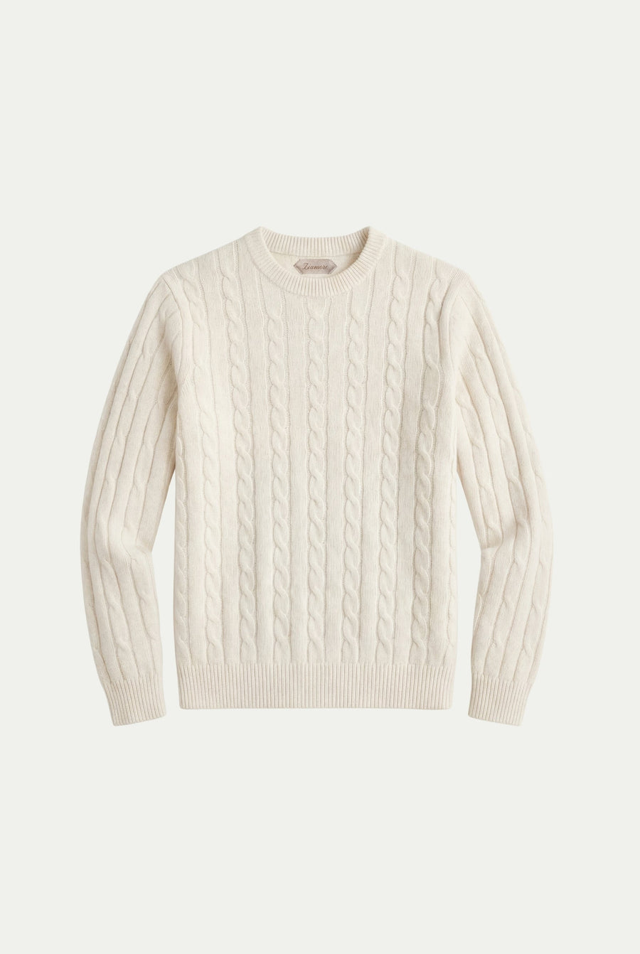 Como Cashmere Crewneck Beige