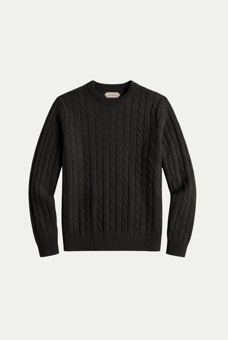Como Cashmere Crewneck Black