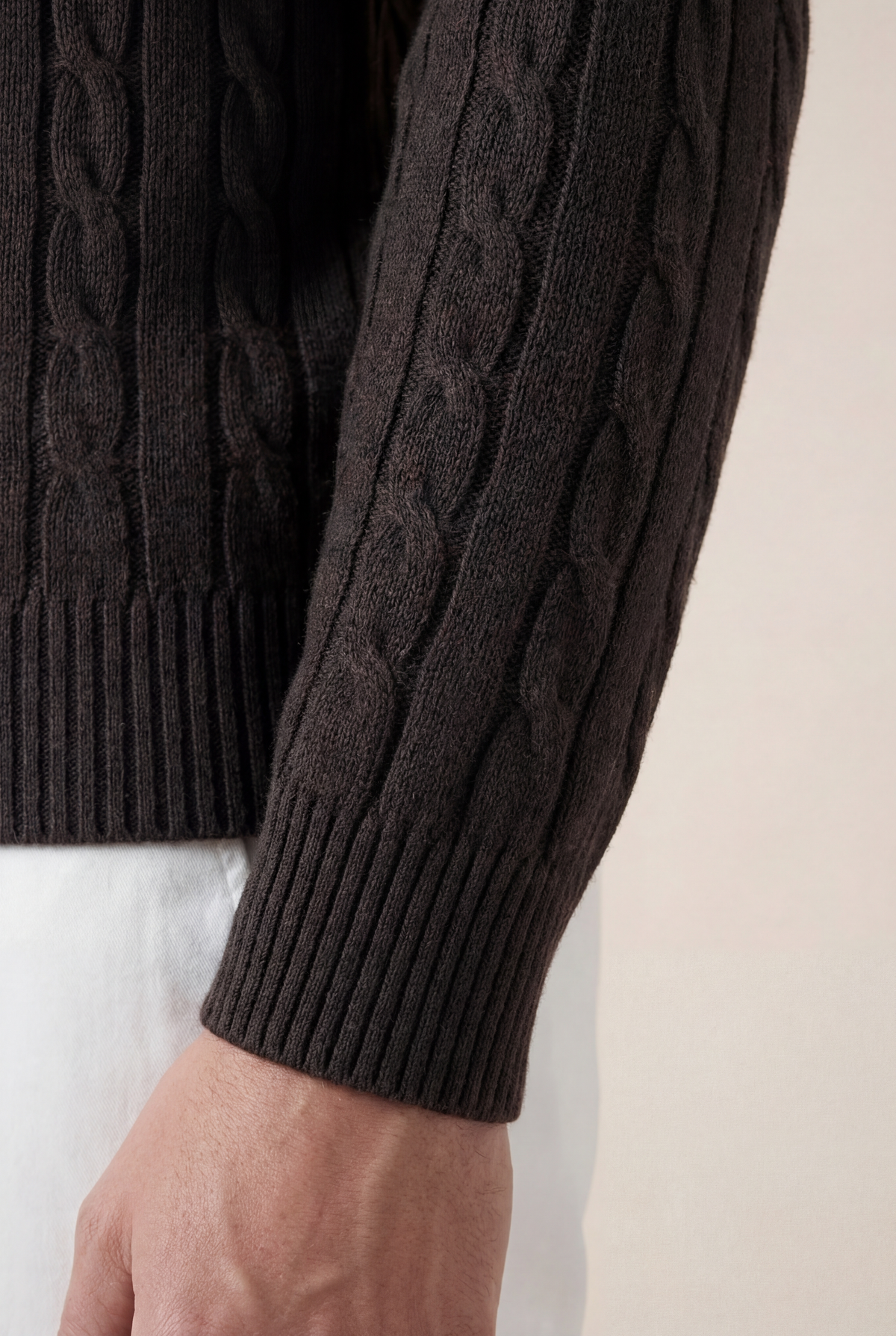 Como Cashmere Crewneck Black