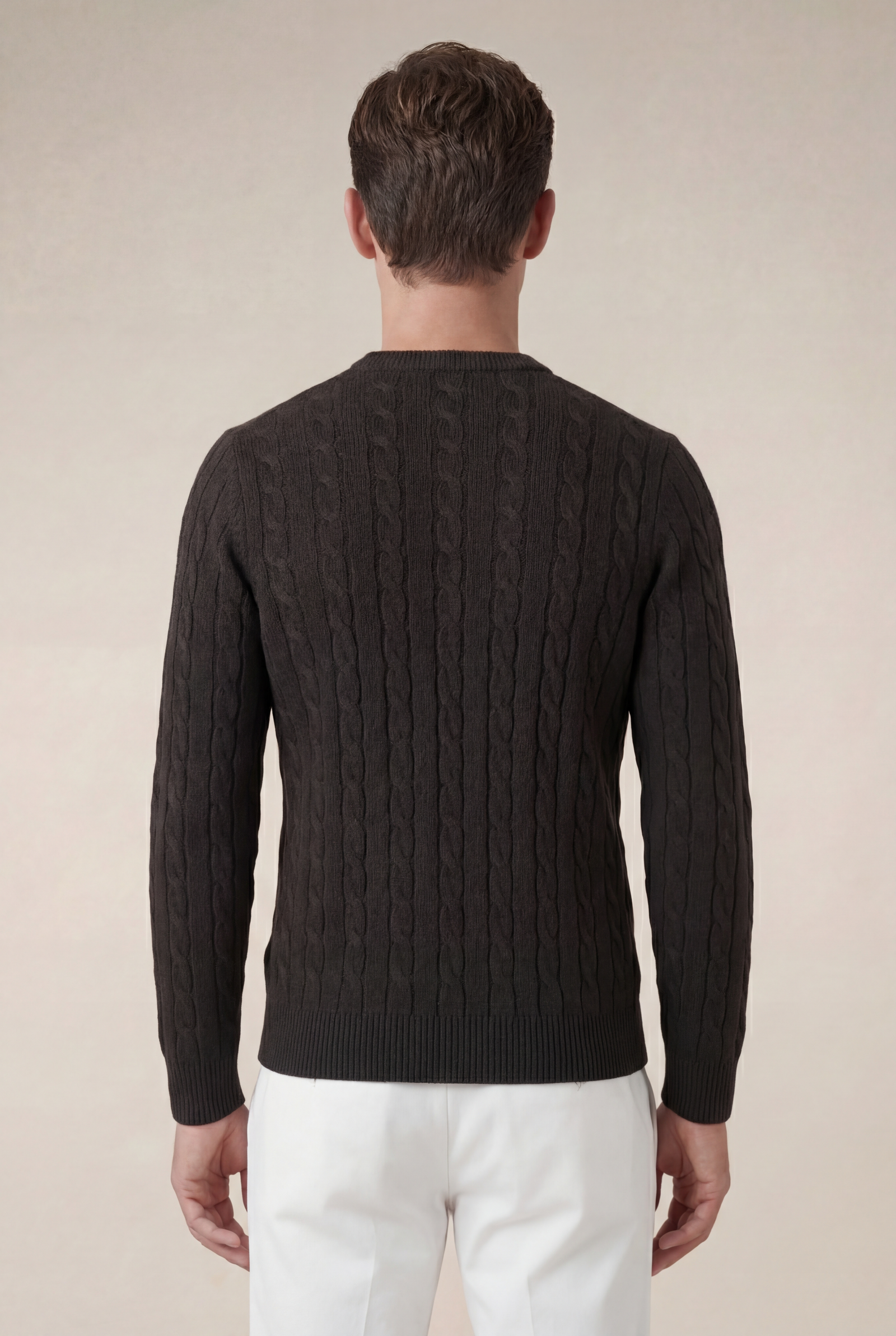 Como Cashmere Crewneck Black