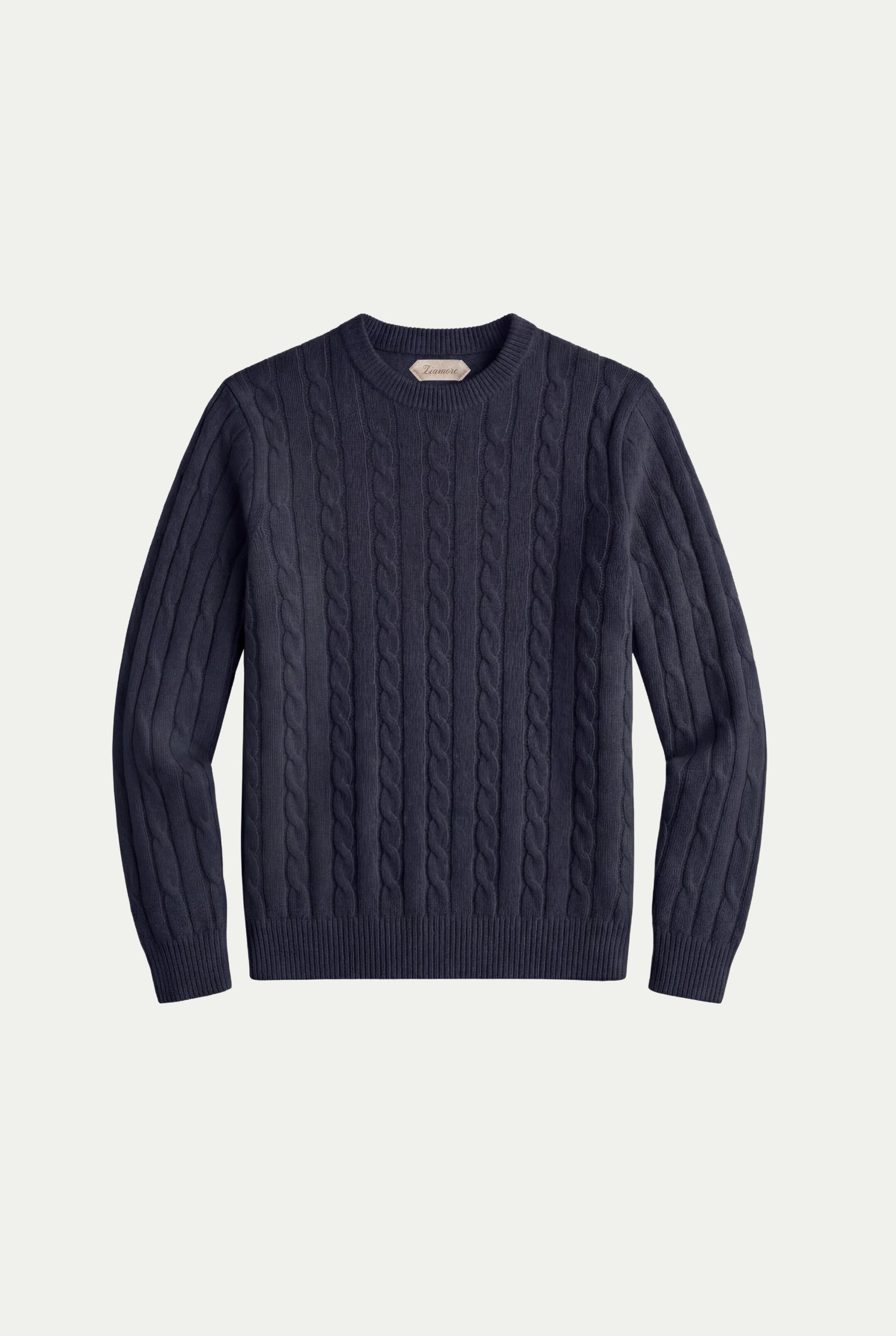 Como Cashmere Crewneck Navy