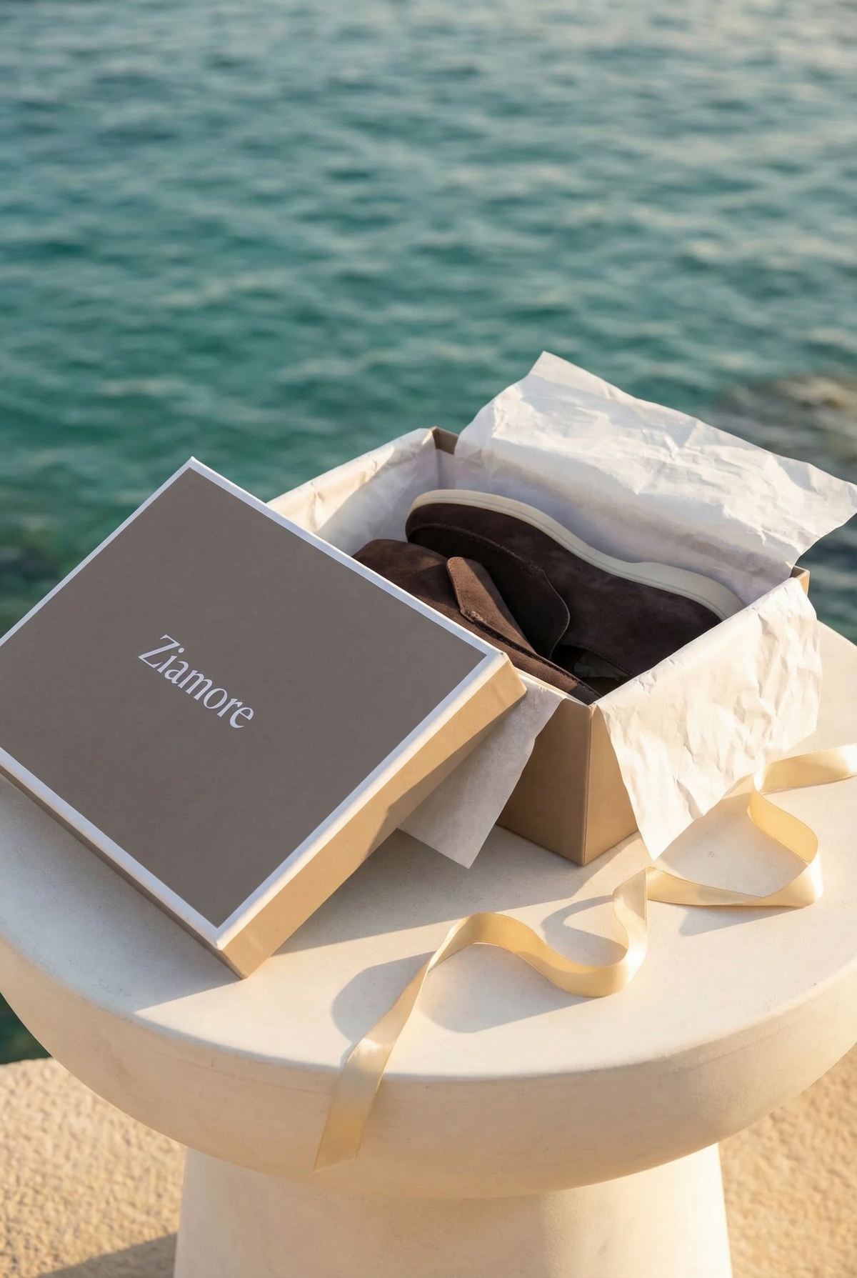 Amalfi Suede City Loafer Brown