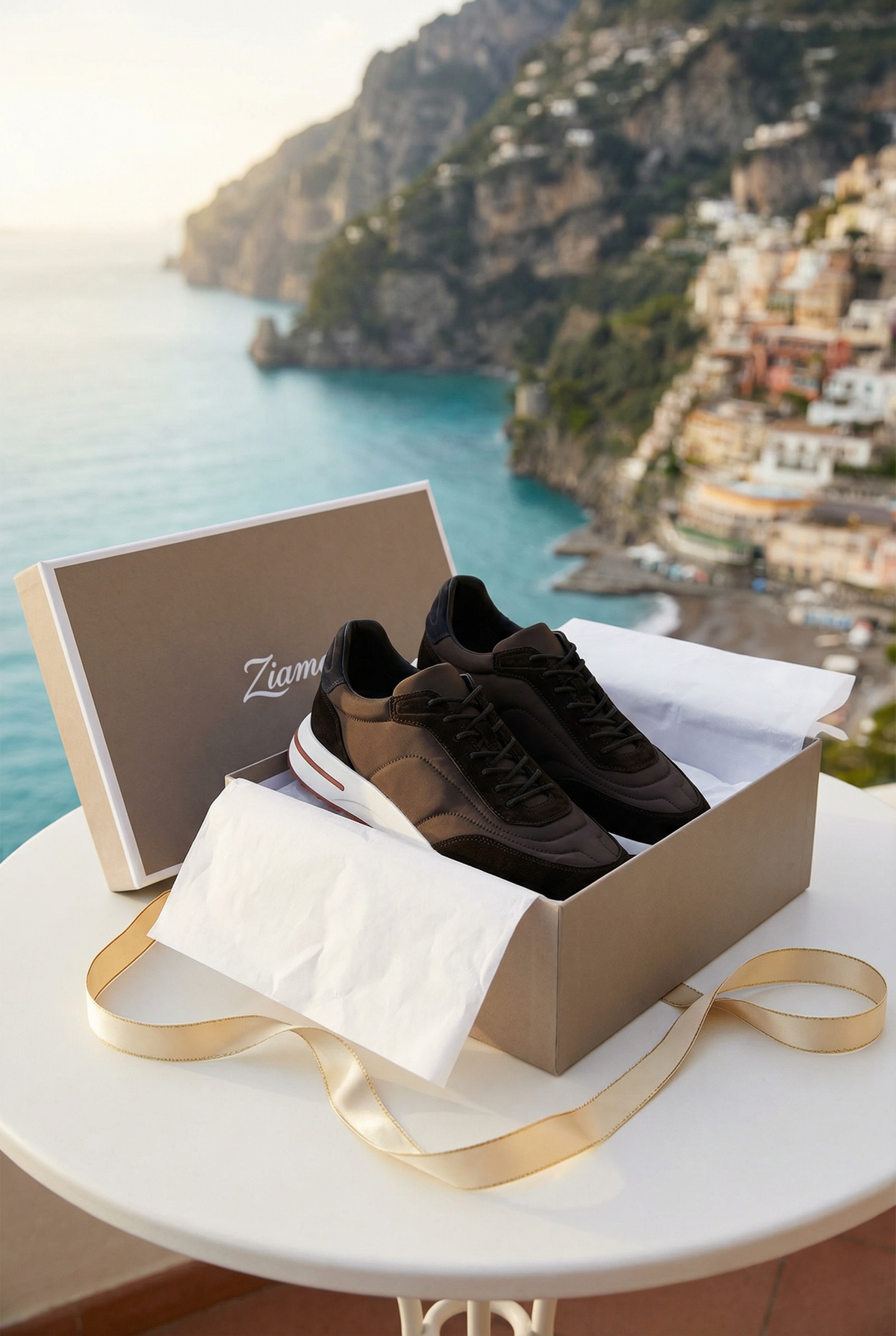 Portofino Sneaker Suede Brown