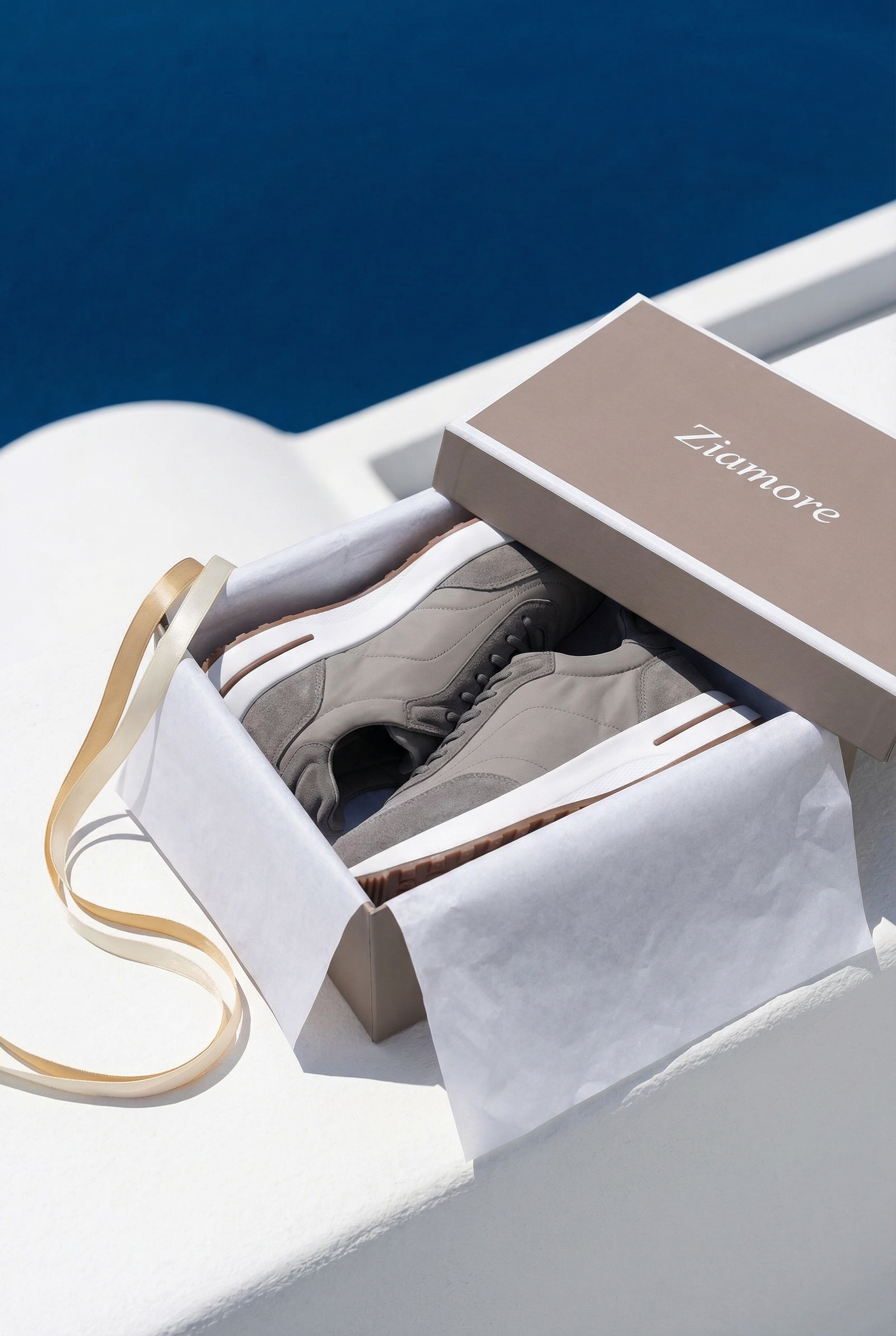 Portofino Sneaker Suede Grey