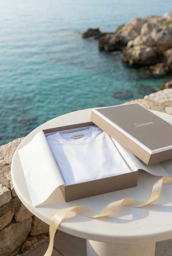 Portofino Long Sleeve Tee White