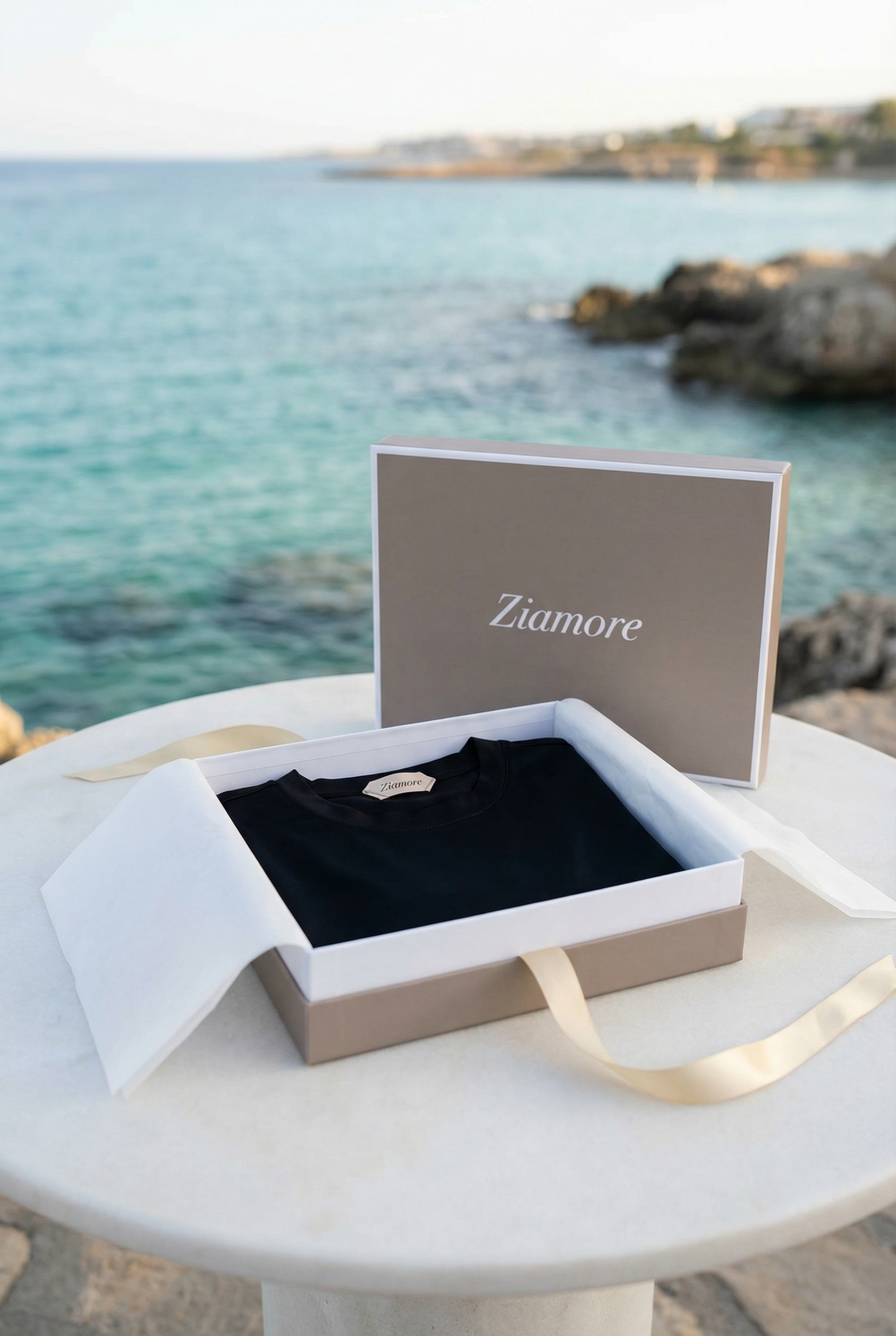 Portofino Long Sleeve Tee Black