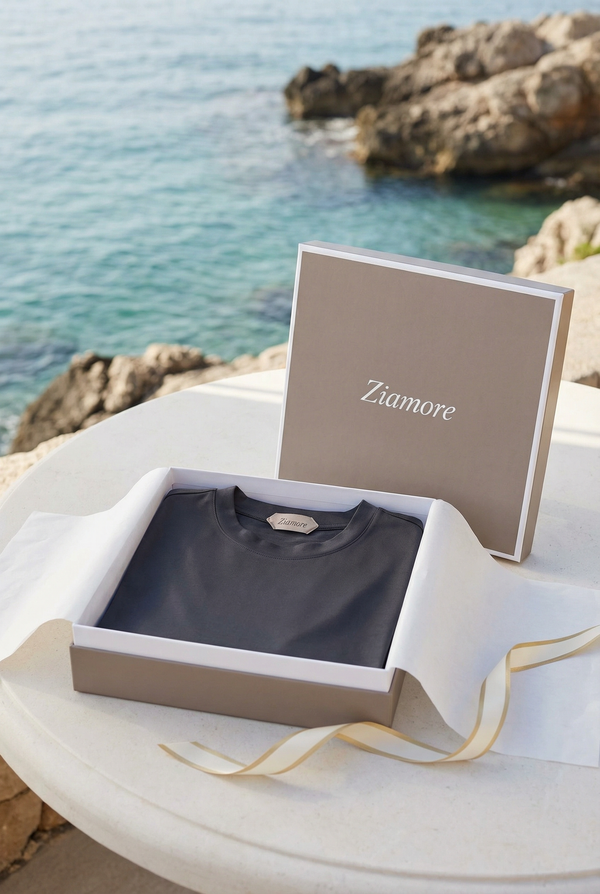 Portofino Long Sleeve Tee Grey